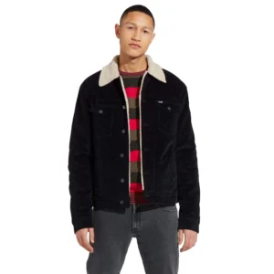 WRANGLER SHERPA JACKET NAVY W423UB114