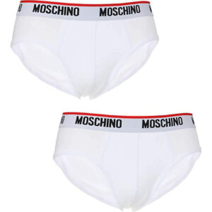 MOSCHINO 2 PACK SLIP UOMO A4703 5670 1 BIANCO
