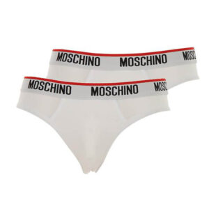 MOSCHINO 2 PACK MINI SLIP UOMO A4752 8119 1 BIANCO