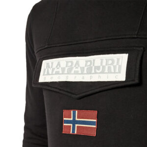 NAPAPIJRI FELPA CAPPUCCIO BURGEE WIN NP0A4ENA0411 BLACK