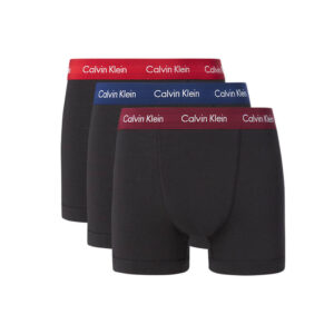 CALVIN KLEIN 3 PACK BOXER LOW RISE TRUNK U2664G 9IJ NAVY-BURGUNDY-RED