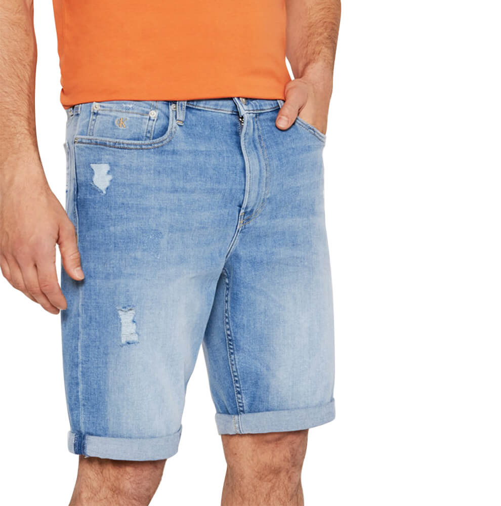 calvin klein mens jean shorts