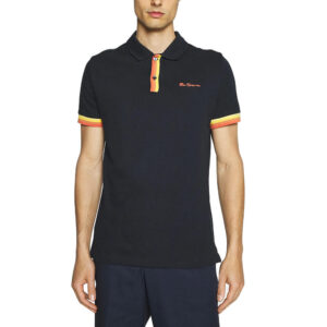 BEN SHERMAN 63363 036 PLACKET INTEREST POLO MIDNIGHT