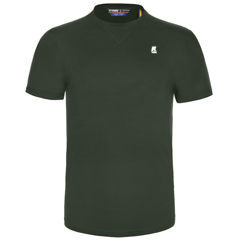 K-WAY UOMO T SHIRT EDWING K0074Q0 890 BLACK TORBA