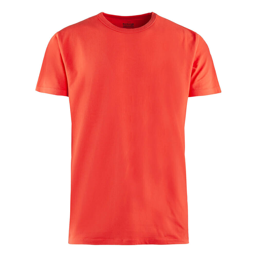 BOMBOOGIE T SHIRT TEE ROUND RIB COLLAR TM6944T JIN 40 RED
