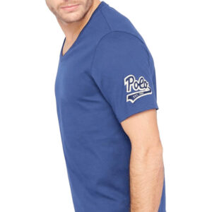 POLO RALPH LAUREN T SHIRT V NECK 714637461 003 GRAPHIC ROYAL