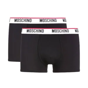MOSCHINO 2 PACK BOXER UOMO A4751 8119 555 NERO