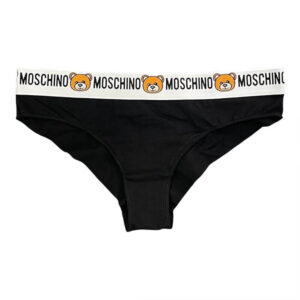 MOSCHINO 2 PACK DONNA BRAZILIAN BRIEF ZUA4711 9003 555 NERO