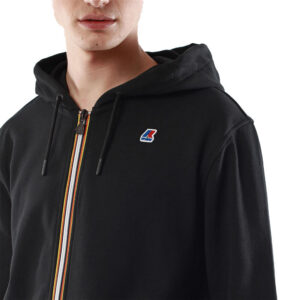 K-Way Felpa Uomo Con Cappuccio K1121GW USY Anthony Nero