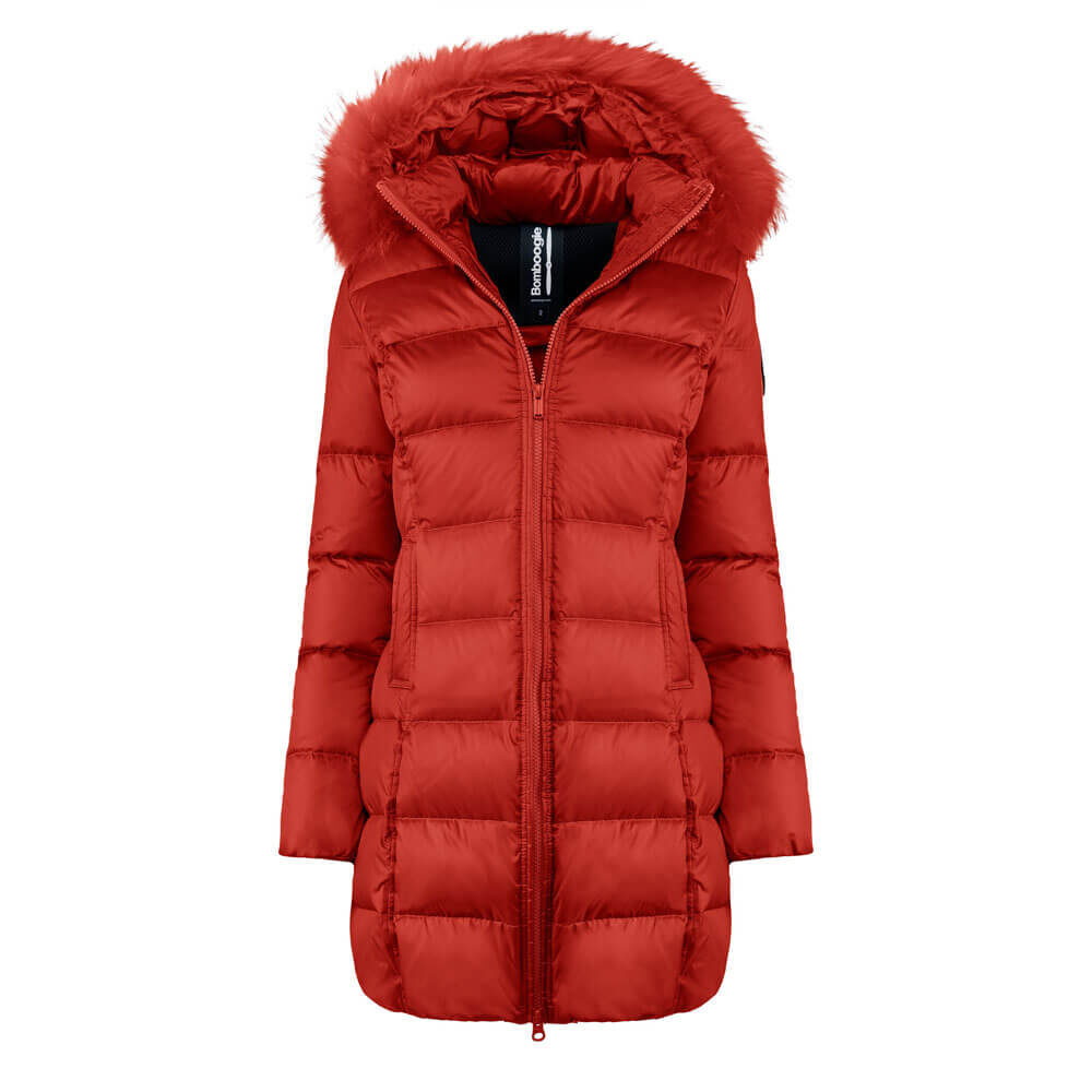 Bomboogie Giubbino Lungo Donna Cw106P 48 Rosso