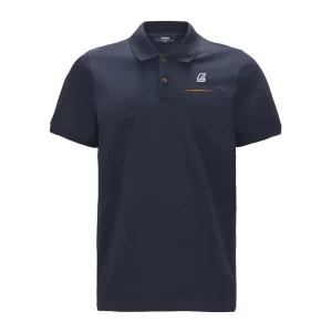 K-Way Polo uomo Briac Stretch K00BCM0 K89 Blue Depth