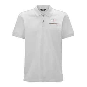 K-Way Polo uomo Briac Stretch K00BCM0 XRE White