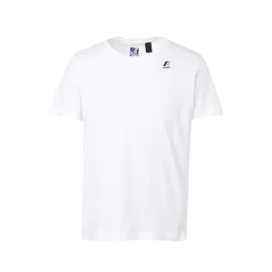 K-Way Uomo T Shirt Edouard K007Je0 001 White