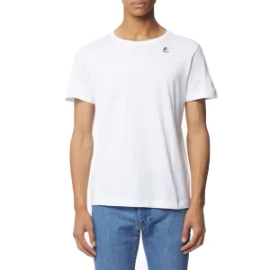 K-Way Uomo T Shirt Edouard K007Je0 001 White