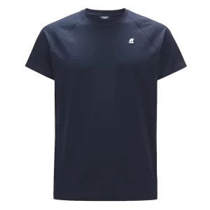 K-Way Uomo T Shirt Edwing K0074Q0 K89 Blu Depth