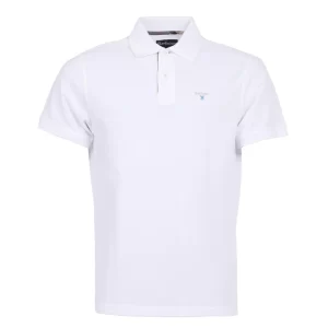 BARBOUR Polo Tartan Pique MML0012 WH11 White