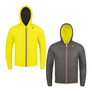 K-Way Jaques Plus Double Fluo K002EI0 901 Yellow Fluo Smoke