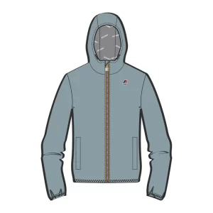 K-Way Uomo Jack Stretch Dot K31126W 130 Blue Avio