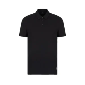 Armani Exchange Polo Uomo 3LZFAF ZJFCZ 1200 Black
