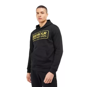 BARBOUR International Felpa uomo con cappuccio MOL0329 BK31 Nero