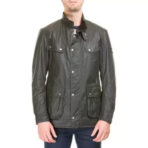 BARBOUR International Giacca uomo Duke Wax MWX0337 SG91 Verde