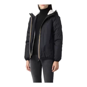 K-Way Giubbino Corto Donna le Vrai 3.0 Claudette Orsetto K2113QW USY Black Pure
