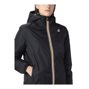 K-Way Giubbino Corto Donna le Vrai 3.0 Claudette Orsetto K2113QW USY Black Pure