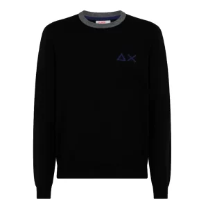 SUN68 maglia girocollo uomo K42112 11 Nero