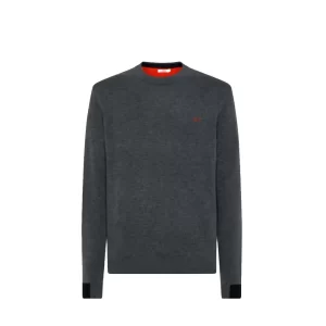 SUN68 maglia girocollo uomo K42134 47 Grigio Scuro