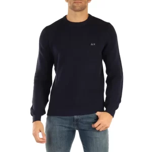 SUN68 maglioncino uomo K42117 07 Navy Blue