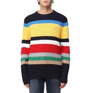 SUN68 maglione uomo K42149 07 Navy Blue