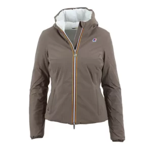 K-Way Lily Warm Double K11199W A50 Giacca Corta Donna beige taupe white