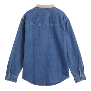 Levi’S® camicia uomo con colletto a contrasto A1919 0006 Denim