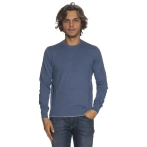 Armani Exchange Pullover Uomo 6LZM2V ZM1HZ 1541 Mid Blue