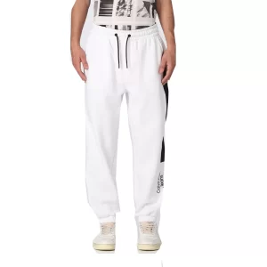 Calvin Klein pantatuta logo stacked colorblock J30J322045 YAF Bright White