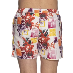 Armani Exchange Costume Woven boxer uomo 953001 3R636 99010 White collage