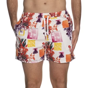 Armani Exchange Costume Woven boxer uomo 953001 3R636 99010 White collage