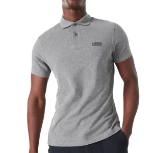 BARBOUR International essential polo uomo MML0914 GY74 Anthracite