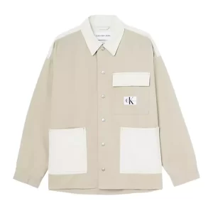 Calvin Klein Uomo Giacca Oversized Utility J30J322386 1CD Neutral Denim