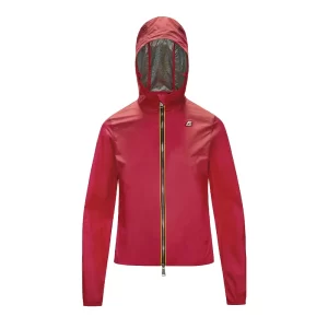 K-Way Giacca corta donna Lil Iridescent Metal NY K5114RW X5Y Red Berry