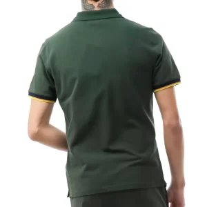 K-Way Uomo Polo Vincent K7121IW WMR Green Blackish