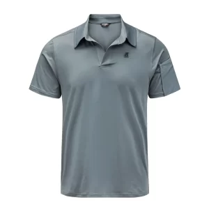 K-Way polo uomo Slievot K71247W B75 Grey everest