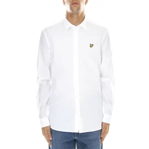 Lyle & Scott Camicia Slim Fit Poplin LW1115V 626 White
