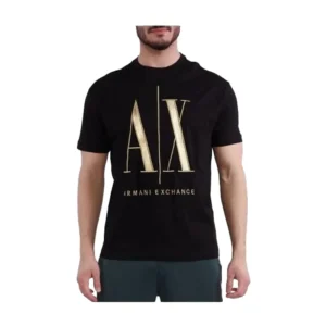 Armani Exchange t shirt uomo 8NZTPQ ZJH4Z 1200 Black4