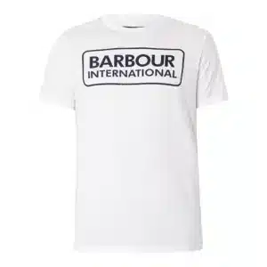 BARBOUR Essential Large Logo Tee MTS1180 WH11 White