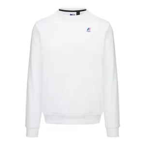 K-Way Felpa girocollo Le Vrai Auguste Poly Cotton K8122PW 001 White