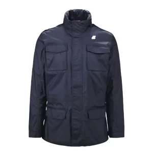 K-Way Giacca corta uomo Manphy Stretch Nylon Jersey K2121QW K89 Blue Depth