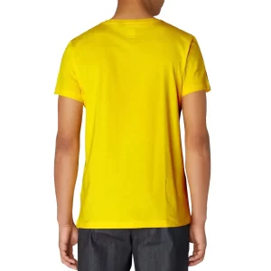 K-Way Uomo T Shirt Le Vrai Edouard K007JE0 T05 Yellow Dark