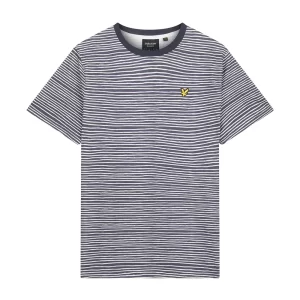 Lyle & Scott Breton Stripe T Shirt uomo TS1807V W846 Dark Navy Cove