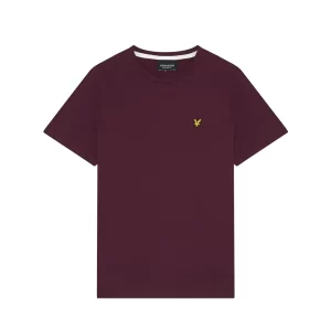 Lyle & Scott Slub T shirt uomo TS1804V Z562 Burgundy